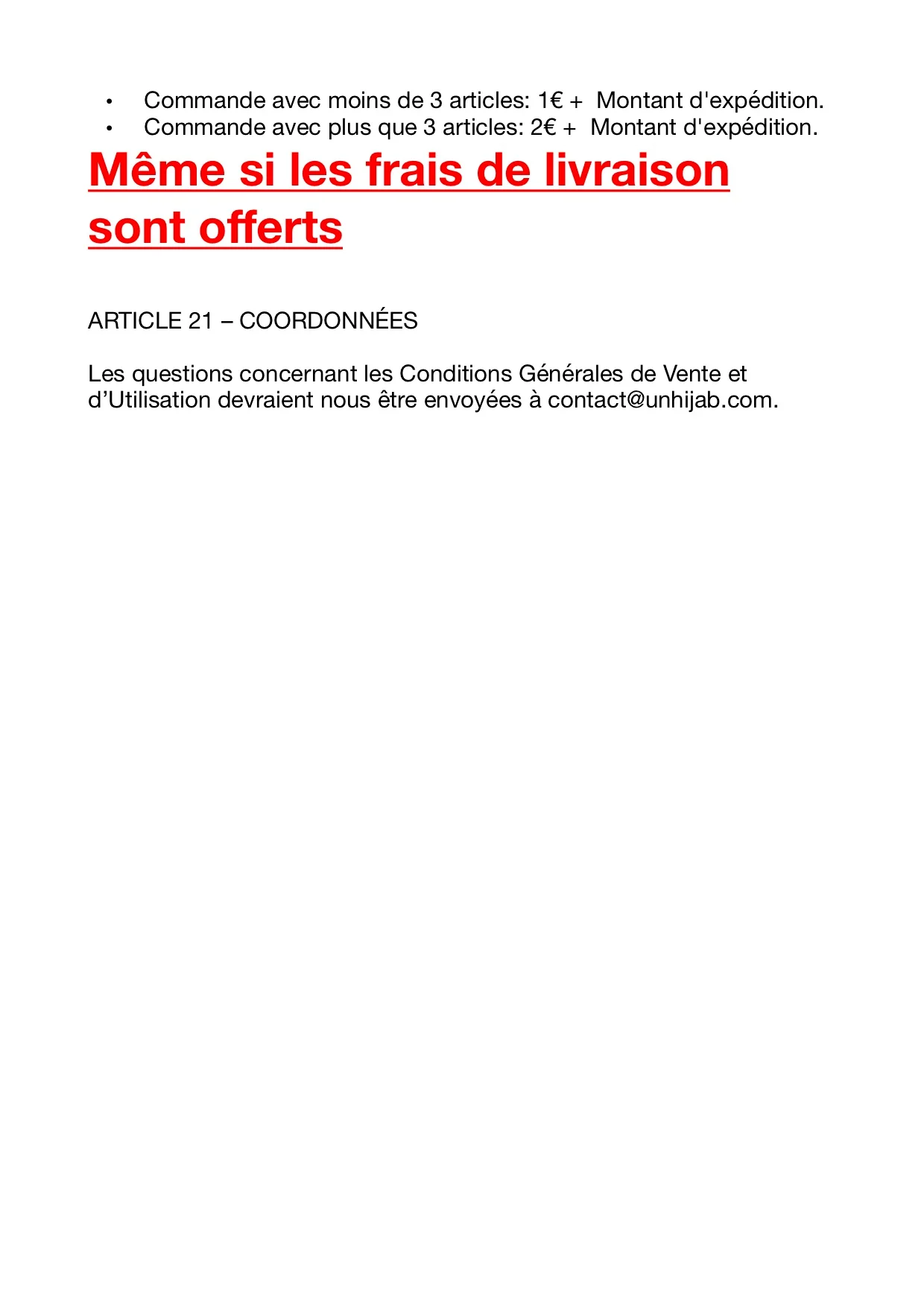 Conditions Générales de Vente 14 Conditions Générales de Vente