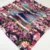 Close-up texture and fabric of the luxury collection scarf ft14