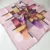 Detail of the modern patterns on the luxury collection ft23 scarf