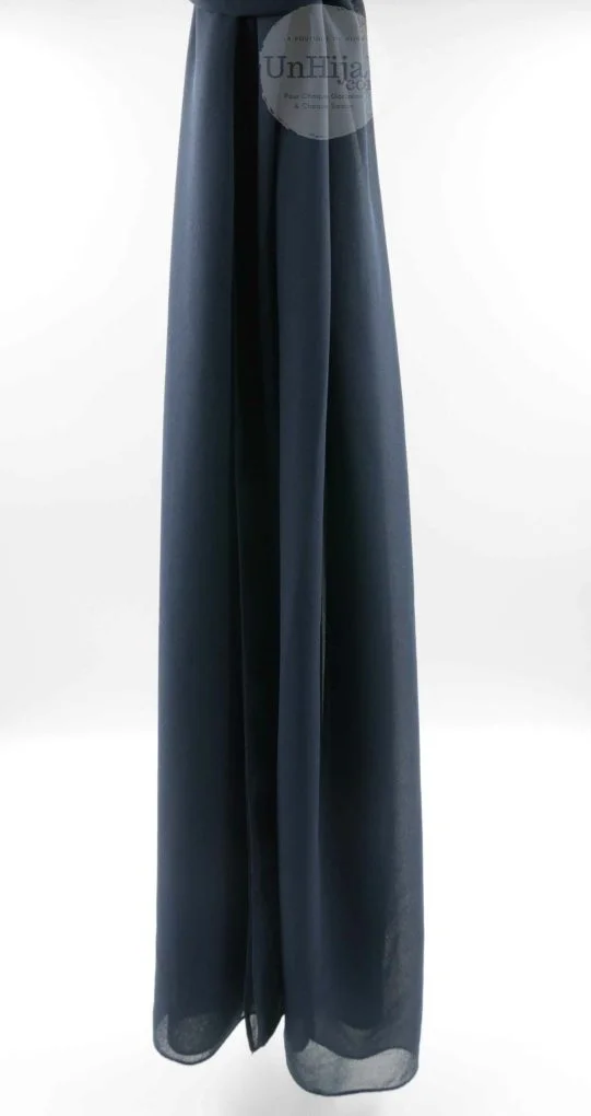 Basic Mousseline Bleu nuit