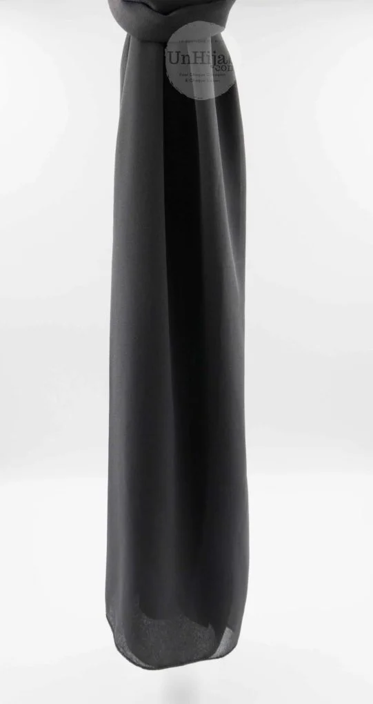 Basic Mousseline Gris anthracite