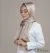 Hijab Elyse 2 en 1 Beige - Imagen 2