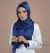 Hijab Elyse 2 en 1 Bleu - Bild 3