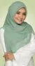 Hijab Mousseline Carré Collection Riley Lichen