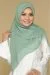 Hijab Mousseline Carré Collection Riley Lichen – Image 2