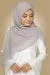 Riley Collection Grey Square Chiffon Hijab - Image 4