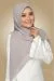 Riley Collection Grey Square Chiffon Hijab - Image 2