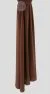 Hijab Mousseline Brun cuir Luxury Collection