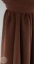 Hijab Mousseline Brun cuir Luxury Collection - Bild 3