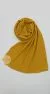 Hijab Mousseline Jaune Moutarde Premium Collection – Image 3