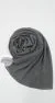Hijab Mousseline DarkGrey Premium Collection – Image 4