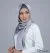 Hijab Elyse 2 en 1 Gris - Imagen 3