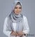 Hijab Elyse 2 en 1 Gris - Imagen 4