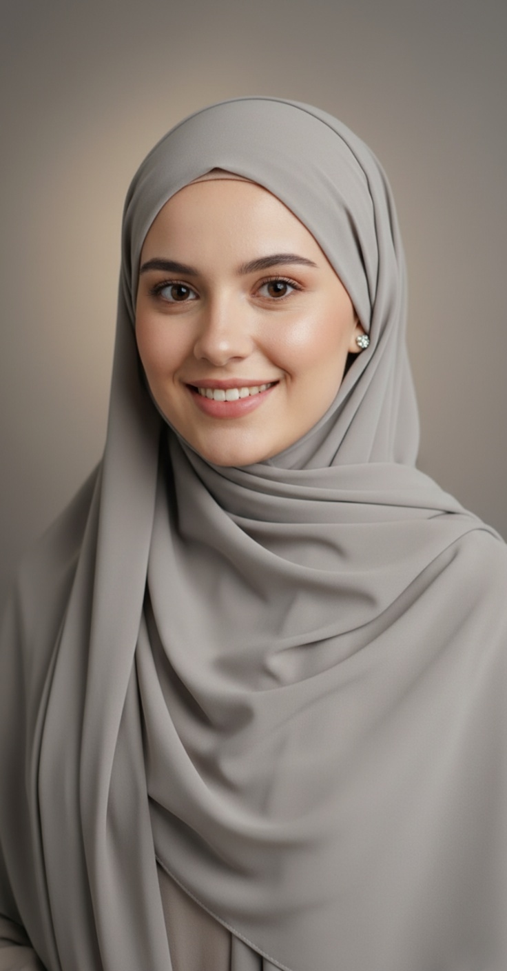 Hijab Mousseline Taupe Luxury Mousseline Hijab Mousseline Taupe Luxury Mousseline