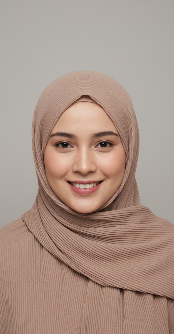 Hijab Plissé Careena burlywood Hijab Plissé Careena burlywood