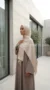 Beige Medina Silk Hijab 03