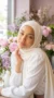 Cream Medina Silk Hijab
