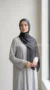Dark grey Medina Silk Hijab 02