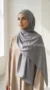 Grey Medina Silk Hijab 04