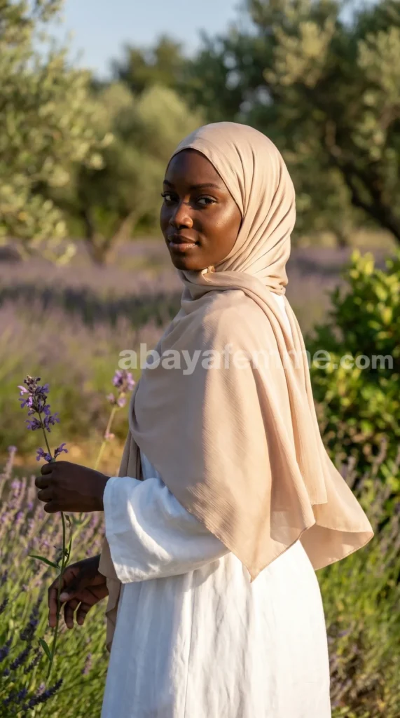 Nude Medina Silk Hijab 04