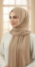 Beige Chiffon Hijab