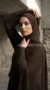 Leather Brown 01 pleated chiffon hijab