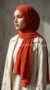 Affordable Pleated Mandarin Chiffon Hijab Wisteria Collection 04