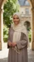 Cream Tassel Hijab Basic Collection 04