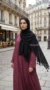 White Tassel Hijab Basic Collection 01