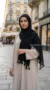 Black Tassel Hijab Basic Collection