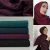 Hijab Collection Daim Violet foncé