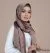 Hijab Elyse 2 en 1 Marron - Bild 2