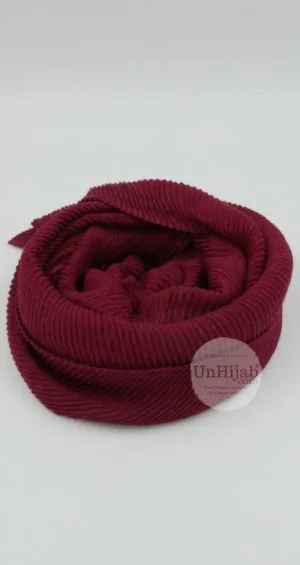 Hijab Plissé crimson Careena