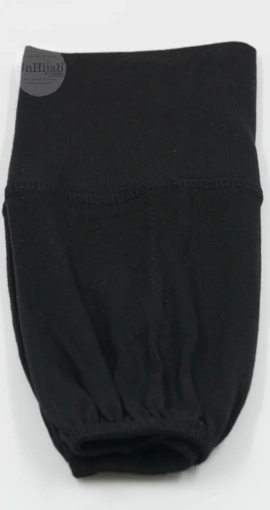Noir Bonnet Jersey Tube élastique
