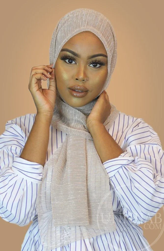 Hijab Aleora Rose clair