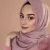 Hijab plissettato lilla chiaro Collezione Careena - immagine 3