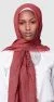 Hijab Froissé Crimson Basic Collection – Image 4