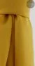 Jaune Hijab Mousseline froissé – Image 3