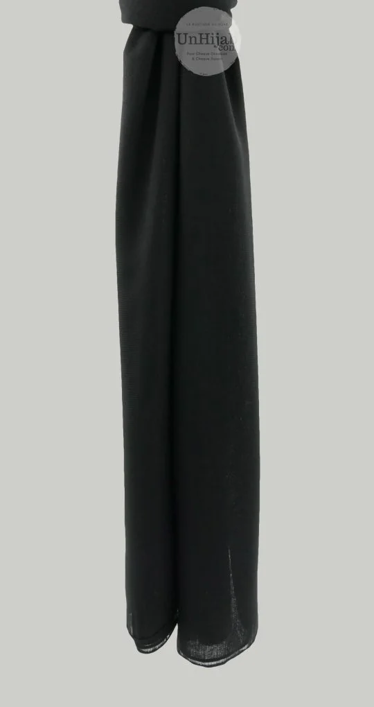 ModCrkChiffon.noir_.L-scaled-1.jpg Noir Hijab Mousseline Froissé – Image 1