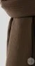 Hijab Mousseline froissé Brun cuir - Image 3