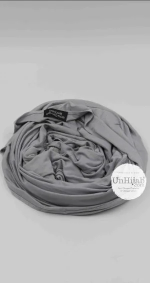 Le voile Jersey Gris Premium Collection : Élégance & Qualité