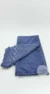 Hijab de encaje azul marino rectangular - Imagen 9