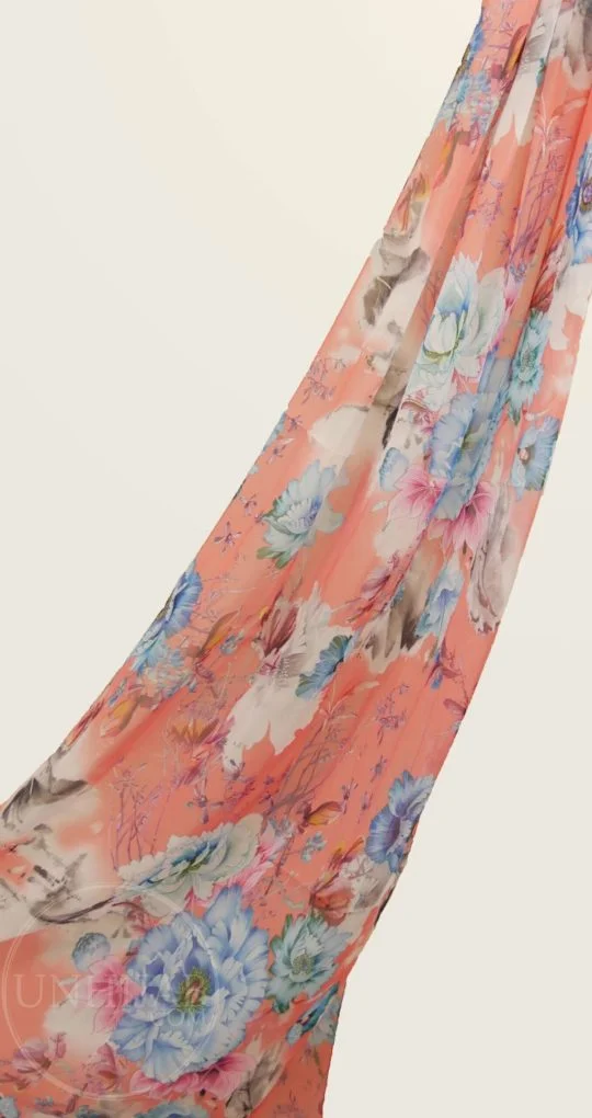 Hijab imprimé Collection Lilia PST08