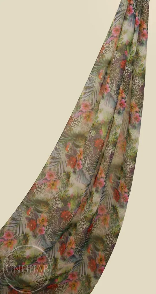 Hijab imprimé Collection Lilia PST06