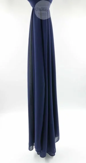 hijab mousseline midnight