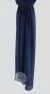 hijab mousseline bleu Marine