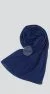 Hijab Mousseline Bleu Marine Collection Premium – Image 2
