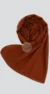 Mahogany Chiffon Hijab Premium Collection - Image 5