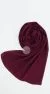 Hijab Mousseline Bordeaux Premium Collection – Image 2