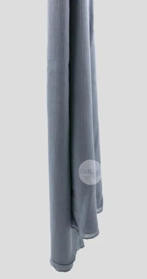 Hijab Rayonne Gris ardoise